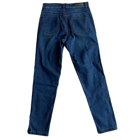 Ilse Jacobsen Sidney 107 Stretch Skinny Leg Jeans Zip Hem Dark Wash Sz 28 - Picture 6 of 12